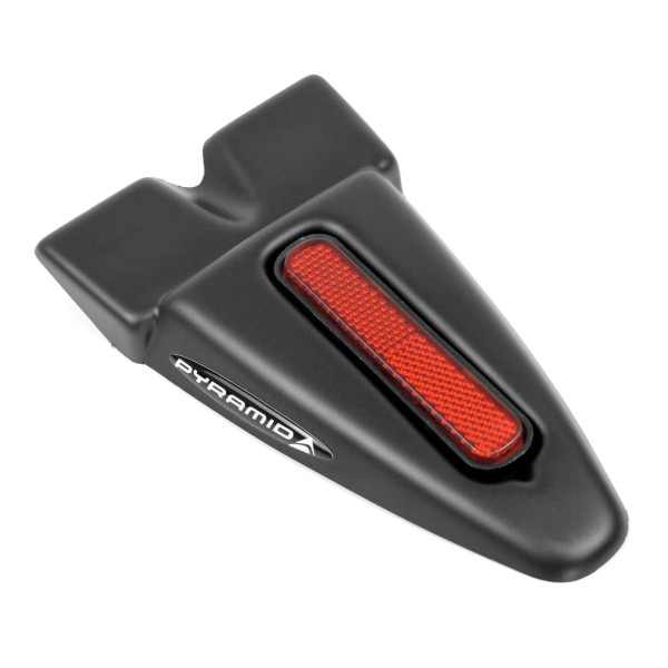 Pyramid Plastics Pyramid ductail urban + reflector | matte black - rear protection